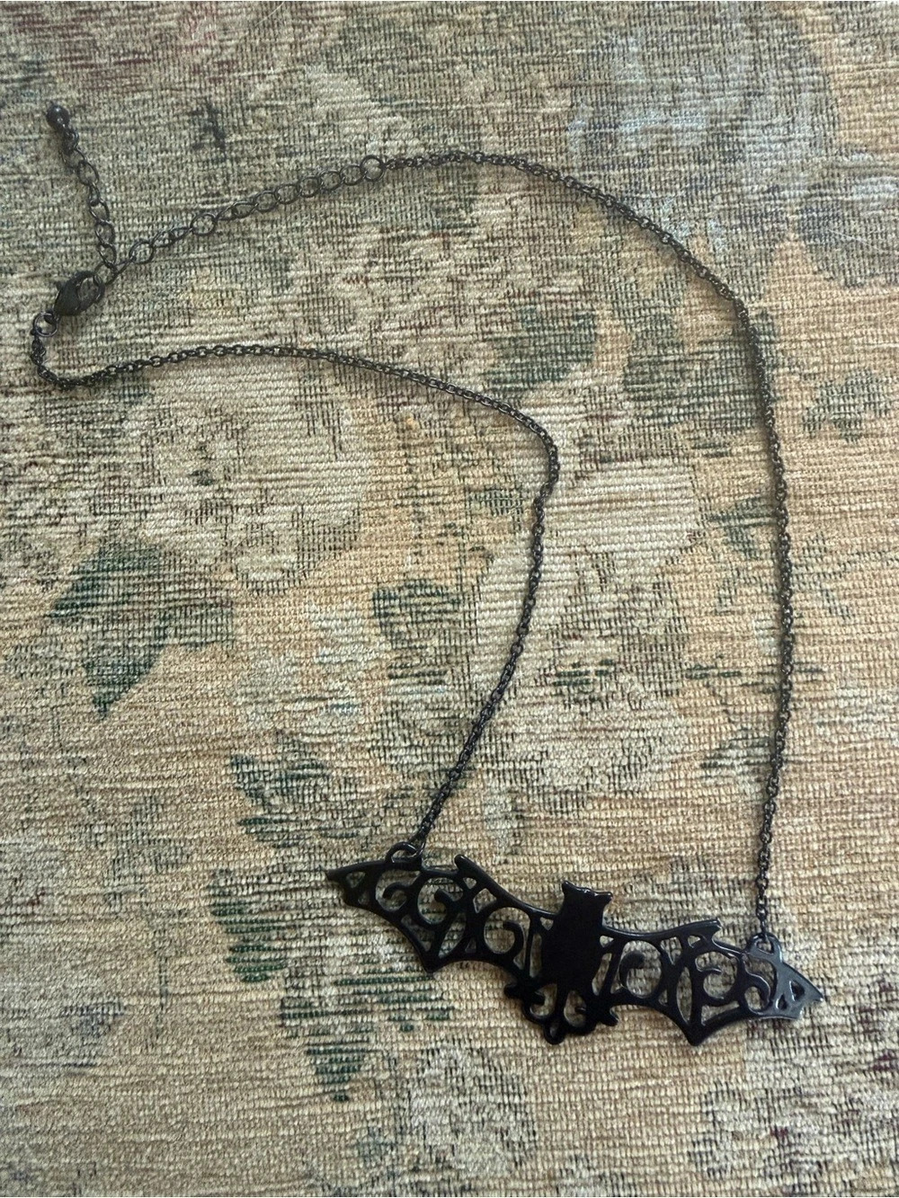 Bat choker necklace just in time for Halloween Never worn Witch’s Estate Sale